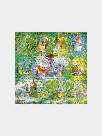 歡樂動物大集合/Mordillo /1000片/HEYE