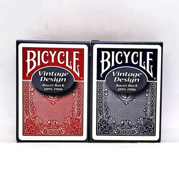 【USPCC 撲克】 撲克牌BICYCLE 808 復古 RACER-紅、藍二色任選