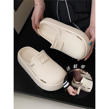 細細條 兩穿沙灘鞋男女春夏時尚可拆卸鞋帶情侶ins運動風包頭涼鞋