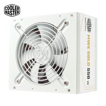 Cooler Master MWE GOLD 550W V3 ATX3.1 直出線 金牌 550W 電源供應器 白色