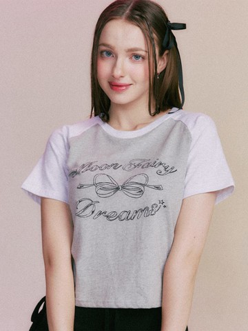 MF Mono Ribbon Raglan T-shirt_Gray