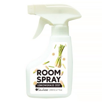 Saboo香氛室內噴霧 清新空氣 消除異味 營造舒適空間  250ml  檸檬草  1瓶