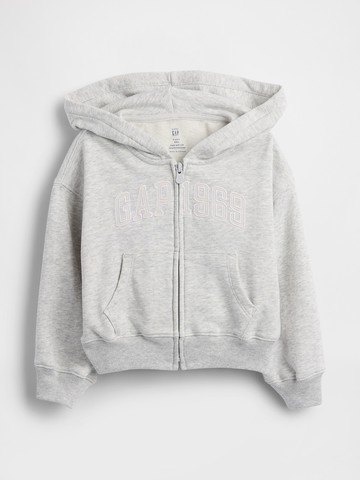 嬰兒及幼兒VintageSoft毛圈布 Logo 拉鍊連帽運動衫