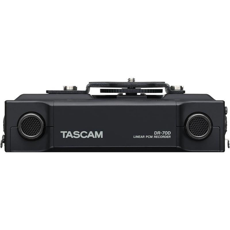TASCAM(タスカム) DR-70D DSLR用 リニアPCMレコーダー ミキサー 4トラック ステレオ内蔵マイク デジタル一眼レフカメラ