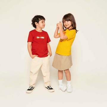 GIORDANO 童裝歡慶時刻印花短袖T恤 湯姆貓與傑利鼠系列 03086284