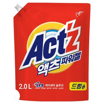 Act'z 強效潔淨洗衣精補充包 滾筒洗衣機專用 2L 韓國  2包