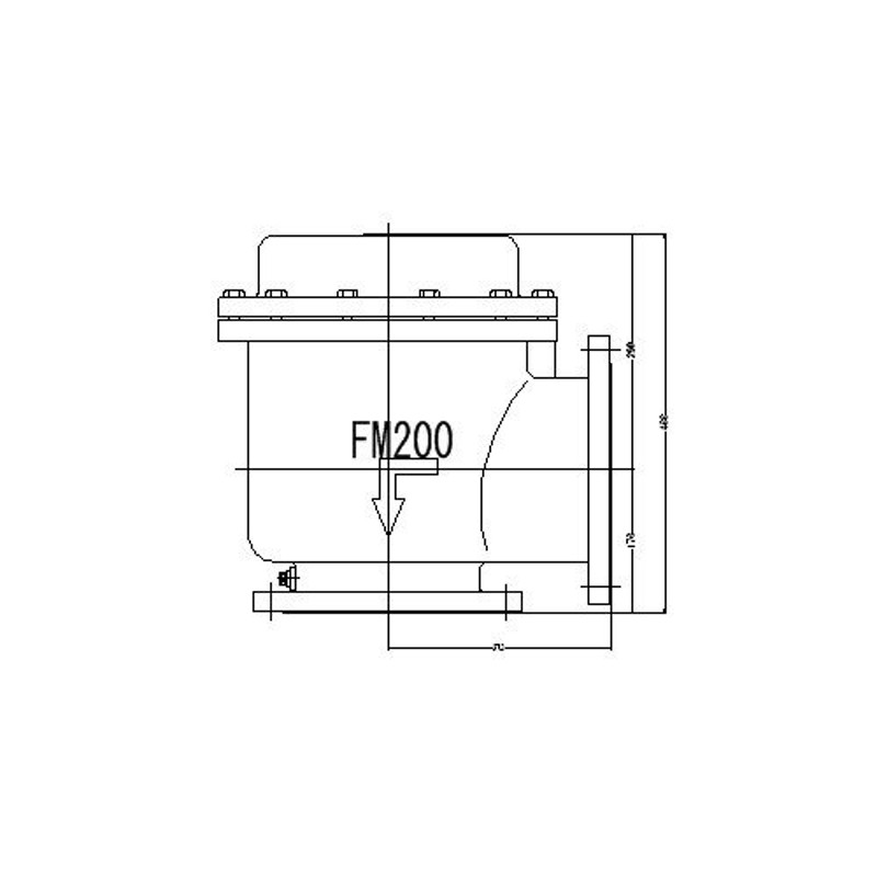 FMバルブ製作所【FMバルブ 3型 65A】(アングル型) 定水位弁 取付タイプ(フランジ型) 本体材質(鉛レス青銅) 水回り、配管