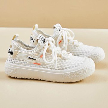 【LN】★蜂巢透氣網運動休閒鞋(女鞋/百搭/輕量/健走鞋)