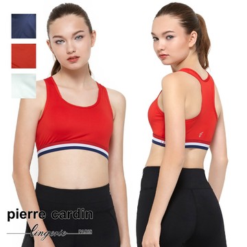 【pierre cardin 皮爾卡登女性內衣】活力挖背無鋼圈運動內衣