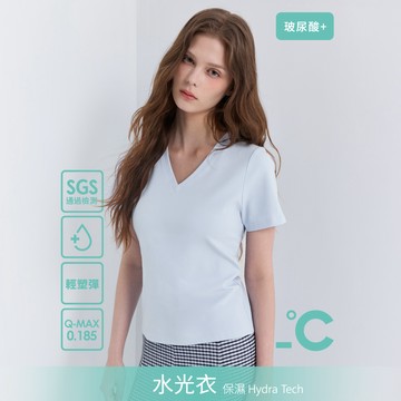 【新色上市】SO NICE【水光衣系列】百搭V領涼感保濕玻尿酸上衣