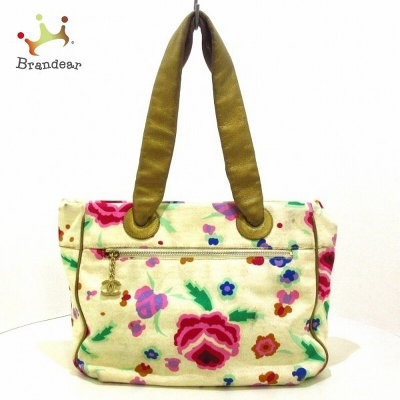 シャネル Chanel トートバッグ レディース アイボリー ゴールド マルチ 花柄 ココマーク 値下げ 2331 通販 Lineポイント最大0 5 Get Lineショッピング