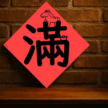 現貨免等【馬年單字滿】台灣製原創設計春聯 紅包袋