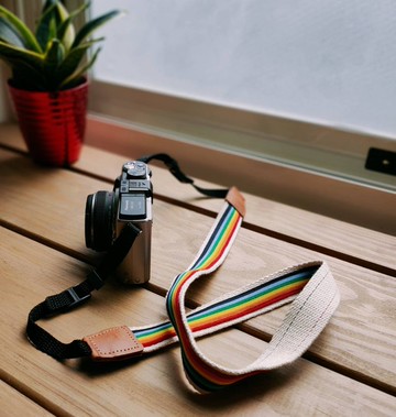 【YOYO文創】彩虹相機背帶 相機背帶 CANON NIKON CASIO GOPORO