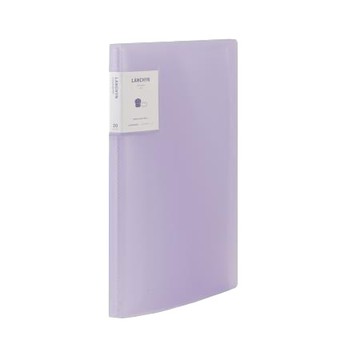 連勤LAN CHYN PP果凍色小背卡資料簿/LC-8120PE/20頁/紫