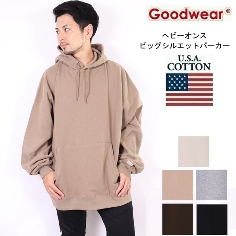 Goodwear グッドウェア プルパーカー メンズ ビッグシルエット Good Wear プルオーバーパーカー フーディー プルオーバー スウェット トレーナー 厚手 通販 Lineポイント最大0 5 Get Lineショッピング