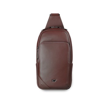 BRAUN BUFFEL 台灣總代理 加利恩-A 胸包-培土棕/BF561-22-POS