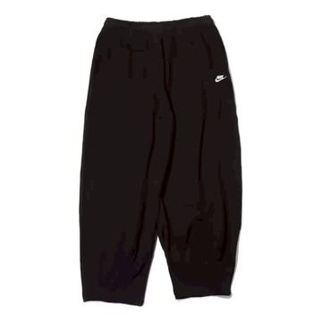 Nike Club Fleece Oversized French Terry Pants Asia Sizing 'Black White'