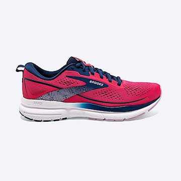 Brooks Trace 3 [1204011B674] 女 慢跑鞋 路跑 避震緩衝象限 追擊3代 透氣 桃紅 深藍
