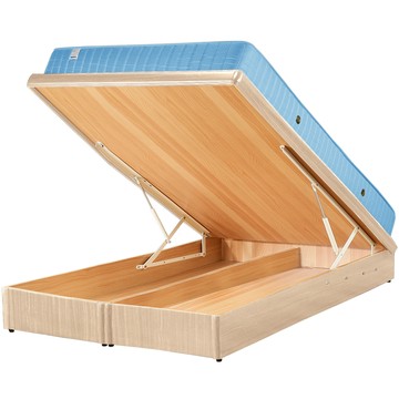 Homelike 喜家居雙人5尺掀床底(多色可選)(928)白橡木色