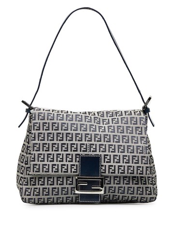 Fendi Pre-Owned - Zucchino Mamma Forever shoulder bag - women - Canvas/Fabric - One Size - Neutrals