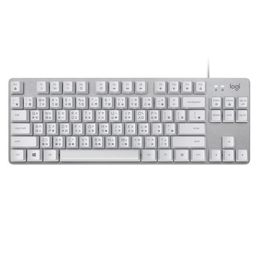 K835 TKL 有線鍵盤(白色)
