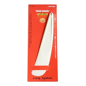 TIGER CROWN 曲線刮刀 Long Spatula  白色  1支