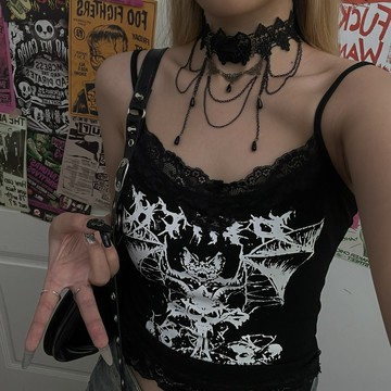 【台灣公司 可打統編】免運 黑色蕾絲脖子配飾流蘇項鏈女項圈流蘇吊墜玫瑰花頸帶choker暗黑系 可開發票 全館五折 工廠現貨直銷 新品特價 z9211