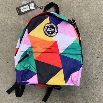 ☆LimeLight☆ HYPE LOGO BACKPACK 後背包 滿板 幾何圖形
