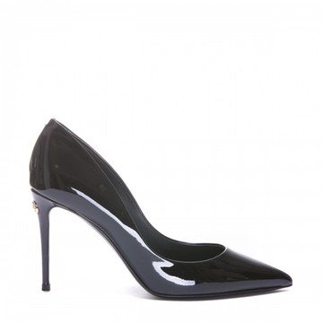 Dolce & Gabbana - Black Leather Cardinale Pumps 35½
