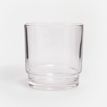 伊登可堆疊玻璃水杯280mL 圓型透明