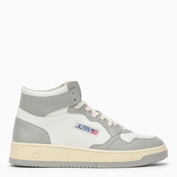 Medalist Mid sneakers in white/light grey leather