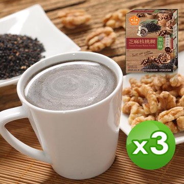 名廚美饌 芝麻核桃糊無加糖版(30gx10入) X 3盒