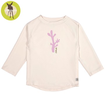 德國Lassig-嬰幼兒抗UV長袖泳裝上衣-玫粉珊瑚