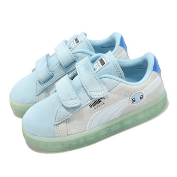 Puma 童鞋 Suede Classic Squirtle Vinf 小童 幼童 藍 魔鬼氈 麂皮 寶可夢 傑尼龜 38782001