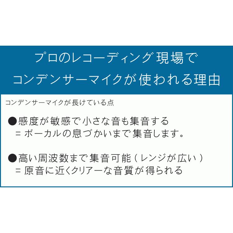 オーディオテクニカ　コンデンサーマイクセット　AT2050　楽器集音・ナレーション録音に(KLOTZケーブル・マイクスタンド・ポップガード付き)