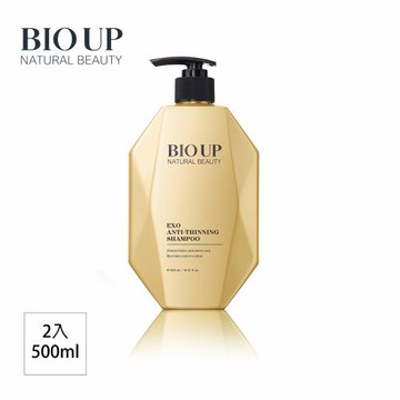BIO UP 自然美 蘊活泌境強健洗髮精500ml *2瓶