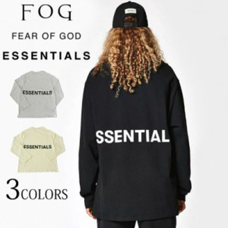 Fear of God Tシャツ 長袖 FOG ESSENTIALS F.O.G フィア オブ ゴッド フィアオブゴッド Tシャツ エフオージー エッセンシャルズ  ロンT | LINEショッピング