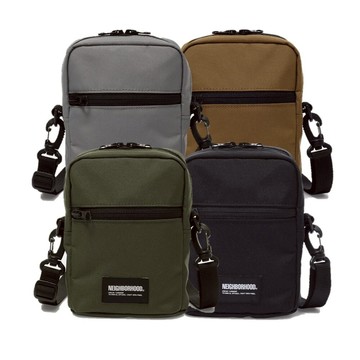 Neighborhood 肩背小包 綠 黑 灰 卡其 251TQNH-CG02