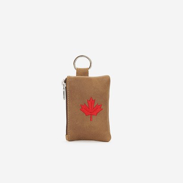 Roots 小皮件- MAPLE LEAF  TOP ZIP 零錢包
