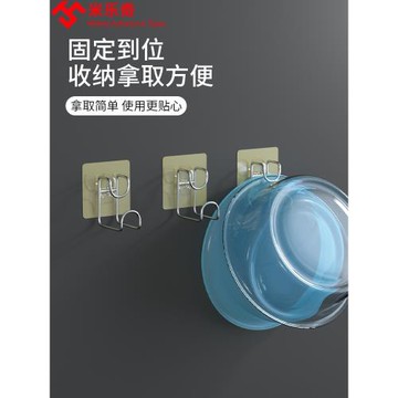 廚房洗菜盆置物架壁掛式盆子掛鉤瀝水臉盆架墻上放菜籃子收納架子