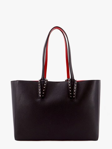 Cabata leather shoulder bag with iconic metal spikes - CHRISTIAN LOUBOUTIN - gender_Woman