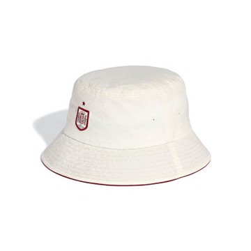 Adidas RFEF Bucket 米白色 世界盃 西班牙 帽子 運動 休閒 中性 漁夫帽 KD5821
