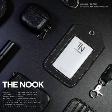 THE NOOK｜G-5883_真皮證件套 門禁卡套 真皮製作 證件門禁卡 附掛繩