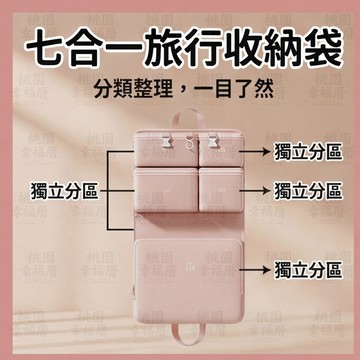 【2026新款行李收納袋】七合一旅行收納袋 旅行收納包 便攜收納包 分區收納袋 衣物壓縮包 出差收納包 旅行袋 整理包