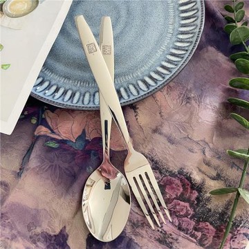 福利款英國ATHENA雅典娜18/10不銹鋼勺叉套裝西餐主餐吃飯勺子叉