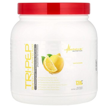Metabolic Nutrition, Tri-Pep，支鏈胺基酸，檸檬水味，14.1 磅（400 克）