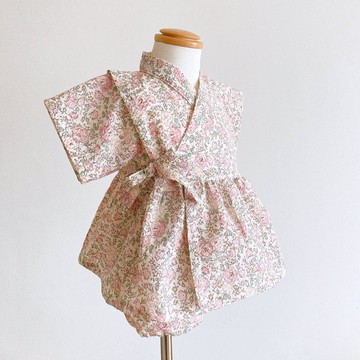 Flouncy Jinbei (蓬蓬甚平)  Liberty  Felicite Ripple Cotton