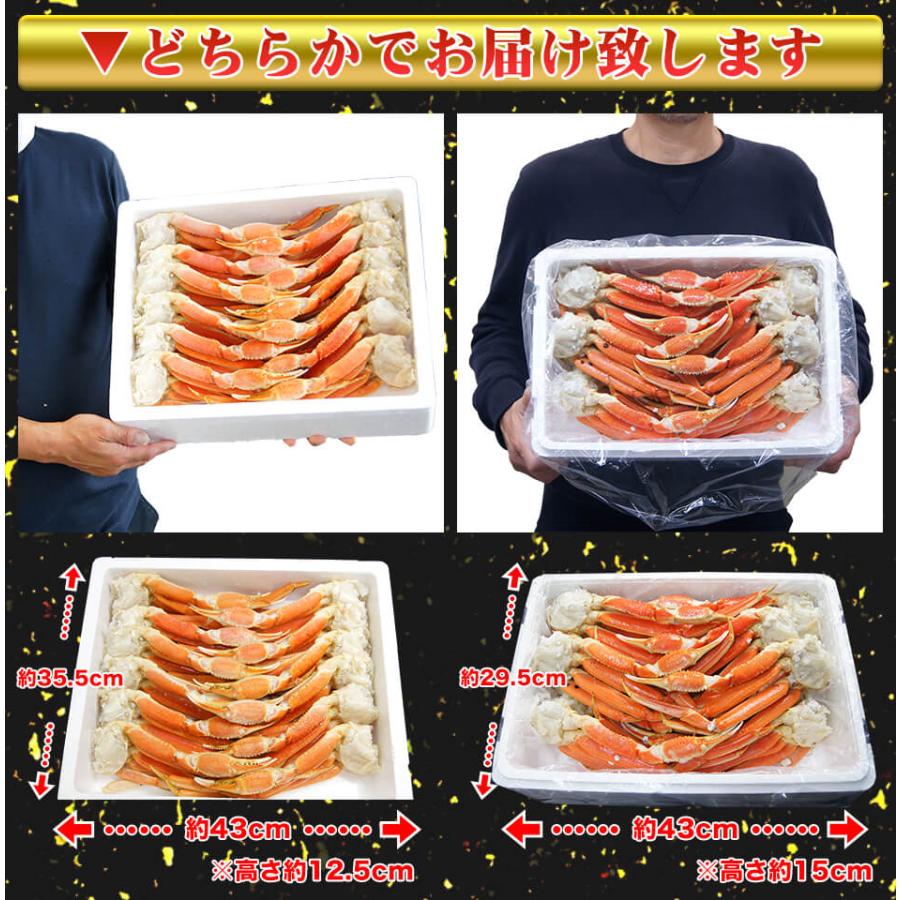 かに カニ ズワイガニ ボイル 蟹脚 総重量3kg 2Lサイズ 10〜14肩入り 送料無料 ずわいがに 鍋 贈答 プレゼント 最安値に挑戦