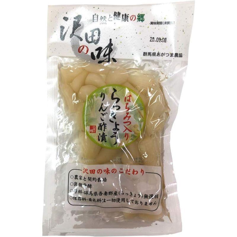 国産原料使用沢田の味 らっきょうりんご 甘酢漬 100g 巣鴨のお茶屋さん 山年園