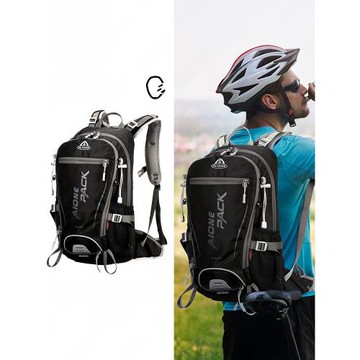 艾王戶外專業騎行背包25升徒步運動一日登山包背負系統防水雙肩包